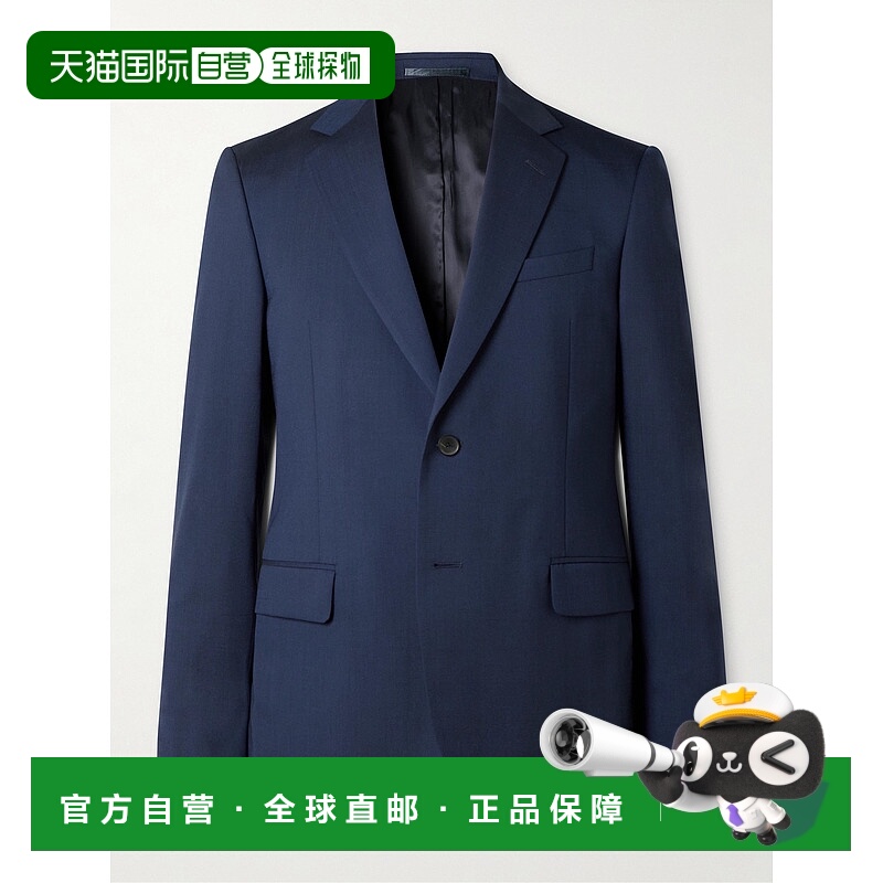 1h可退 潮奢 Mr P. 男士 标准剪裁羊毛混纺西装外套 MPO242064BRI