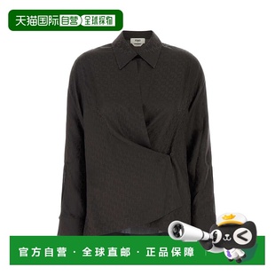 AW2025 FS8287AUQGF1T6H 棕色 Silk Jacquard FENDI 女士衬衫