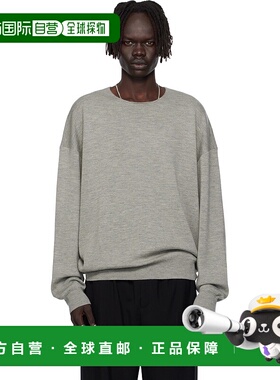 1h可退 潮奢 Essentials 男士 灰色 Long Sleeve Crewneck 毛衣 1