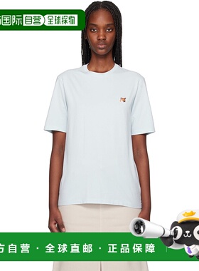 1h可退 潮奢 MAISON KITSUNE 女士 蓝色 Fox Head Patch Regular