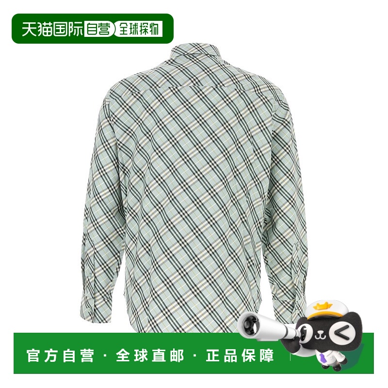 1h可退 BURBERRY 男士衬衫 8101176C1788 SS2025 花色 SP25-MW-SI