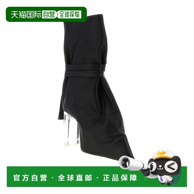 RICK OWENS 女士靴子 RO02E4841LOO090 AW2025黑色短靴女靴