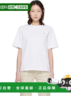 1h可退 潮奢 MAISON KITSUNE 女士 白色 Baby Fox Comfort T 恤 O