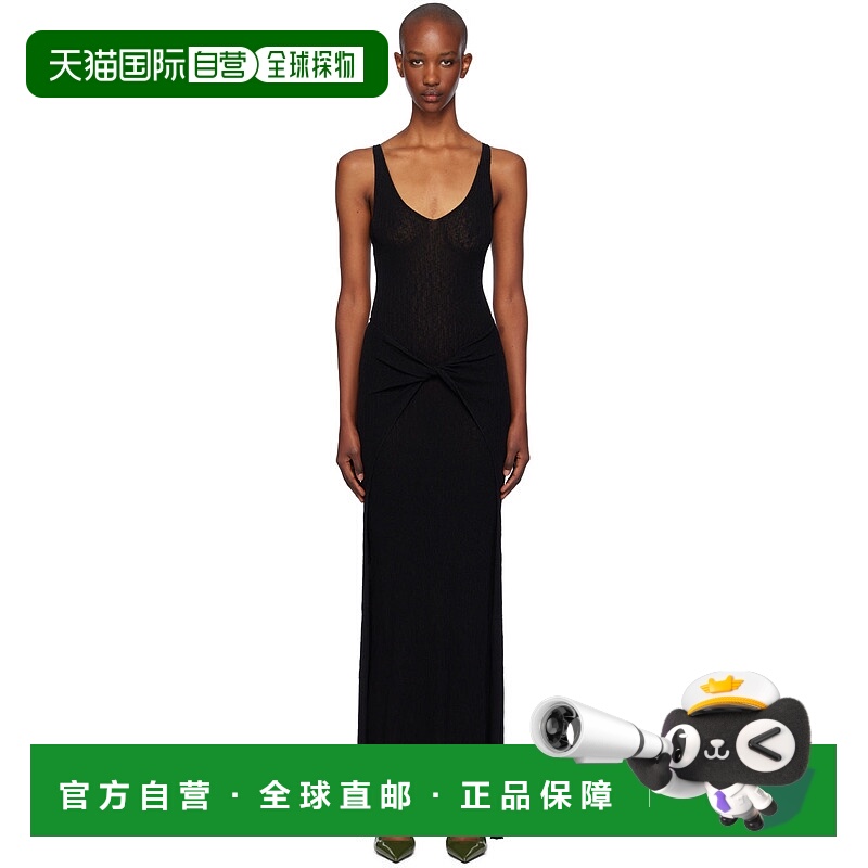 1h可退 潮奢 AYA MUSE 女士 黑色 Grus 连衣裙 AMFW2422针织
