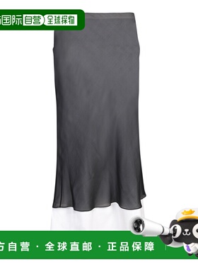 QUIRA 女士半身裙 Q221GOQ1109 SS2024 黑色 Flowing skirt with