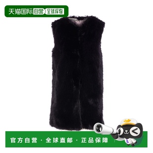 AW2025 GC00065DR126279300 黑色 Faux Vest HERNO Fur 女士马甲
