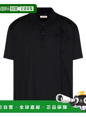 VALENTINO 男士T恤 VMH03GA250NO SS2024 黑色短袖