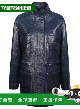 FENDI 女士西服 FM5379AONDF1PNC  AW2024黑色皮衣