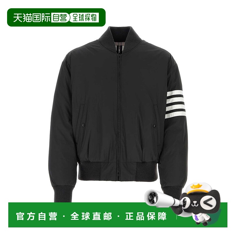 1h可退 THOM BROWNE 男士夹克 MJD103X07259015 SS2025 黑色