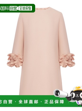 VALENTINO 女士连衣裙 BVADX01CF0LZ AW2025 粉红色 圆领连衣裙