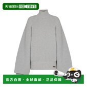 BATWING BALMAIN RIBBE AW2025 灰色 女士针织衫 FF0KG025KJ229UB