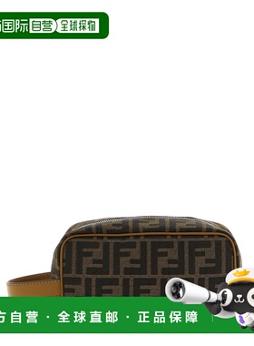 FENDI 男士旅行包 7N0151ALWKF1HRM SS2026 黑色 Beauty case in