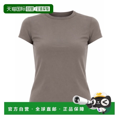 RICK OWENS 女士T恤 RP01F6235JA34 SS2026 灰色 T-shirt with a
