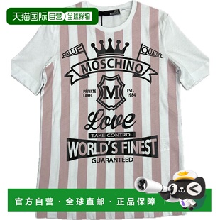 W4F1501M3517A00 女士T恤 AW2021 花色 T恤 1h可退 短袖 MOSCHINO