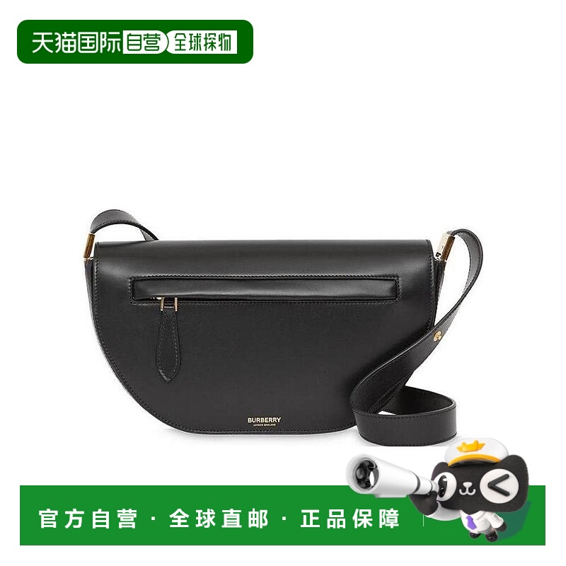 1h可退 BURBERRY 女士斜挎包 80363811 AW2022 黑色 Olympia 小号