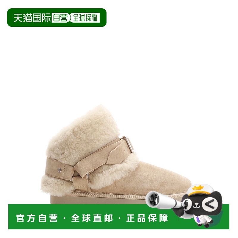 1h可退 BURBERRY 女士靴子 8095352B7311 AW2024 浅棕色 Sand sue