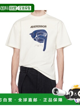Ader Error 男士T恤 BO01SSTS0115OW SS2025 白色