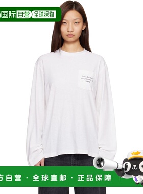 1h可退 潮奢 Acne Studios 艾克妮 女士 白色徽标 T 恤 CL0441