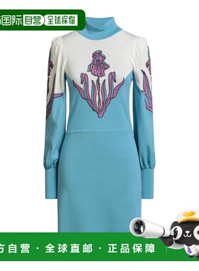 1h可退 潮奢 moschino 女士 短款连衣裙 blue蓝色 舒适时尚