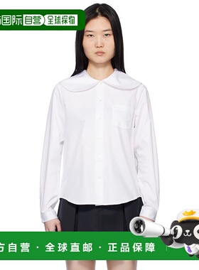 1h可退 潮奢 Sandy Liang 女士 白色 Luton 衬衫 R25T180F030