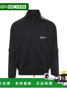 1h可退 潮奢 Y-3 男士 BBALL TT PET 黑色夹克 KQ9719