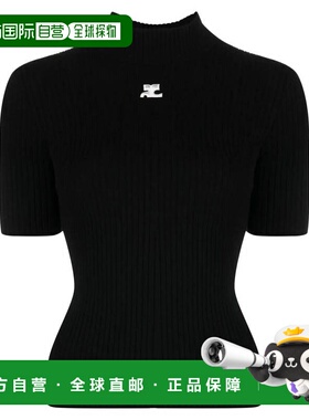 COURREGES 女士针织毛衣 PERMPU026FI00019999 CO 黑色针织衫