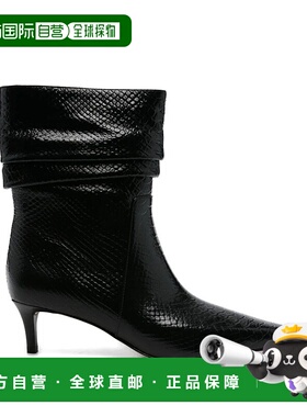 MICHAEL KORS 女士靴子 40T5DWME5L001 AW2025黑色短靴女靴高跟