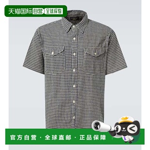 1h可退 潮奢 RRL 拉夫 劳伦RRL 男士 格子棉质亚麻衬衫新款