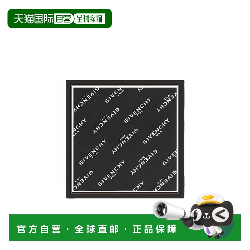 1h可退 GIVENCHY 女士围巾 BG00NSG002001 AW2025 黑色 方形丝巾