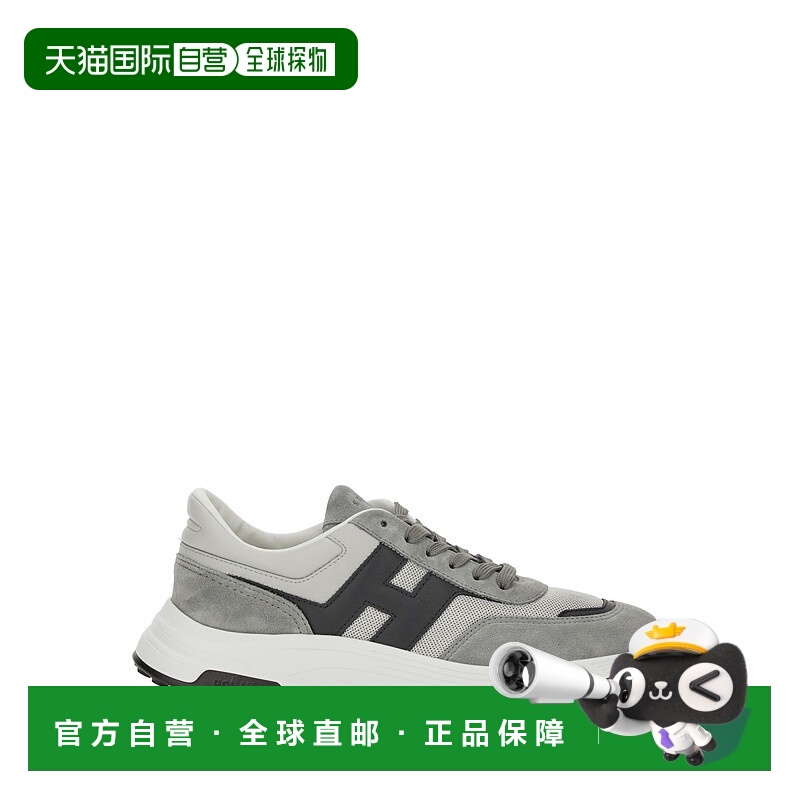 1h可退 HOGAN 男士运动鞋 HXM5630FR30U6Y680F SS2025 灰色