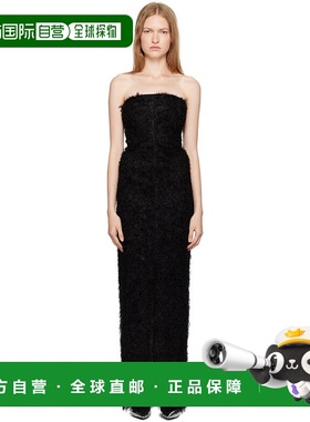 1h可退 潮奢 TOTÊME 女士 黑色 Strapless Fil Coupe 连衣裙 244W