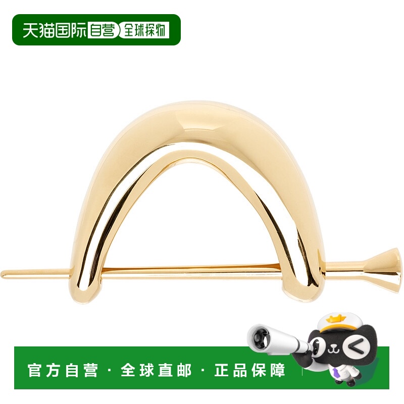 1h可退 潮奢 Bottega Veneta 葆蝶家 女士 金色 Ellipse 发夹 841