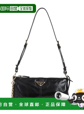 PRADA 女士单肩包 1BC221VOOM2CYR0002 AW2025 手提包斜挎包黑色
