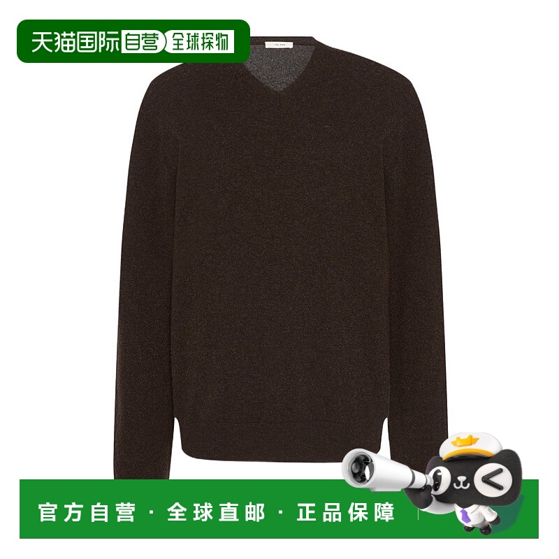 1h可退 THE ROW 男士卫衣 1014Y556MBR AW2025 棕色毛衣