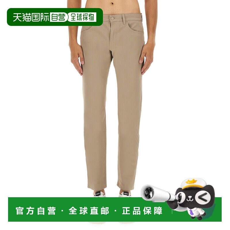 BOSS 男士休闲裤 5054395310271527294 AW2025 浅棕色牛仔裤
