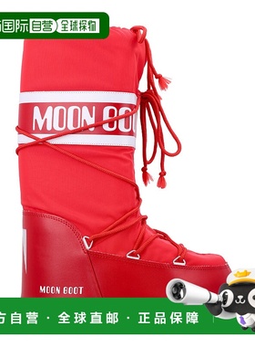 MOON BOOT 女士靴子 80D1400440D001 CO 红色 系带雪地靴