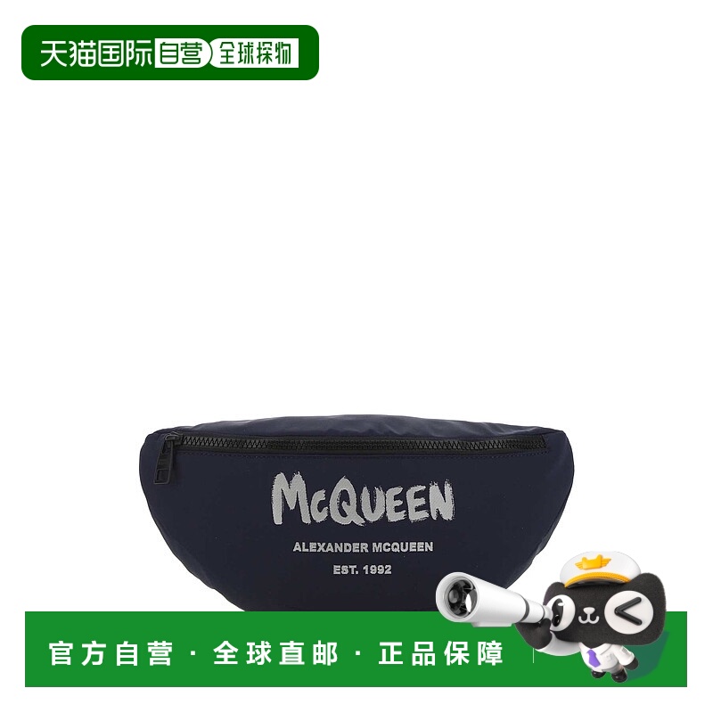 1h可退 ALEXANDER MCQUEEN 男士斜挎包 6831091AABW4292 AW2022