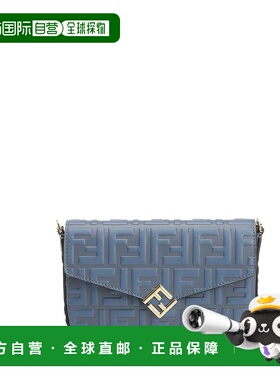 FENDI 女士钱包 8M0509AS42F1SXT AW2025 蓝色 WALLET ON CHAIN L