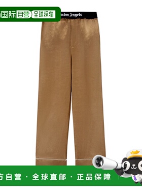 PALM ANGELS 女士休闲裤 PWCA117S24FAB0016110 SS2024阔腿裤