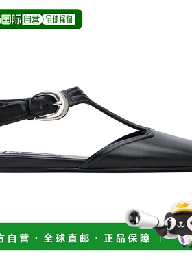 1h可退 潮奢 Jil Sander 吉尔 桑达 女士 黑色玛丽珍鞋 J16WP0131