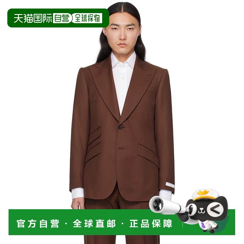 1h可退 潮奢 Tiger Of Sweden 男士 棕色 Joshwa 西装外套 T72661