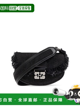 GANNI 女士斜挎包 A69115924099 AW2025 黑色 Shoulder bag `Apo-