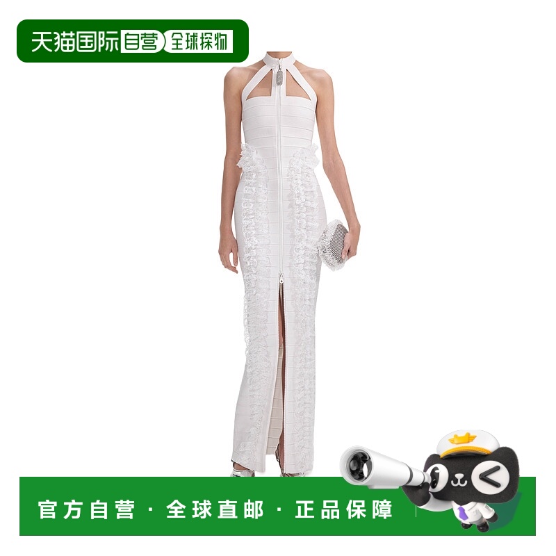 1h可退 SELF-PORTRAIT 女士连衣裙 SS25CK001XW SS2025 白色蕾丝