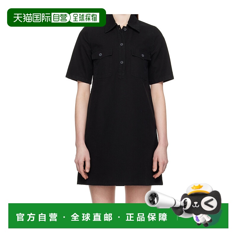 1h可退 A.P.C. 女士连衣裙 COGBJF35177LZZ SS2025 黑色 Selia连
