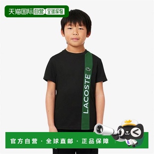法国鳄鱼 Lacoste 男童 Branding T恤童 1h可退 干印花合体款 潮奢