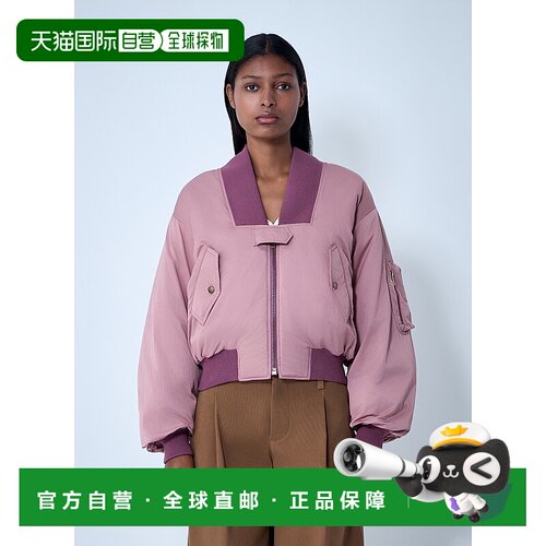 1h可退 潮奢 Chloe 蔻依 女士 飞行员夹克 CH25AVE16113