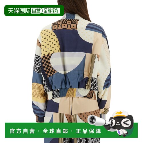 1h可退 FENDI 女士西服 FJ7823AUQMF1SAT AW2025 白色外套