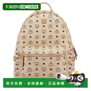 MCM 女士双肩包 MMKEAVE12IG AW2025 花色 Stark中号双肩包