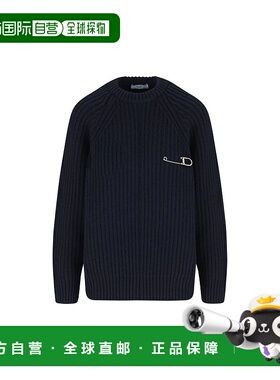 PRADA 女士针织毛衣 P24S2P172EF0008AI25 蓝色 AW2025羊绒