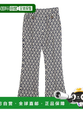 VALENTINO 女士休闲裤 BRB647915QXA SS2025 灰色 提花休闲裤